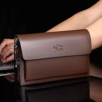 Saatchi KG Men's Leather Clutch: Casual & Business Wallet